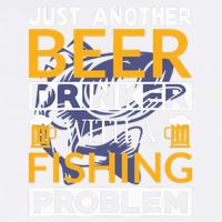 Just Another Beer Drinker With A Fishing Problem Angeln Garment-Dyed Sweatshirt