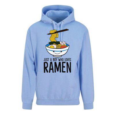 Just A Boy Who Loves Ramen Unisex Surf Hoodie