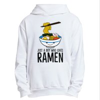 Just A Boy Who Loves Ramen Urban Pullover Hoodie