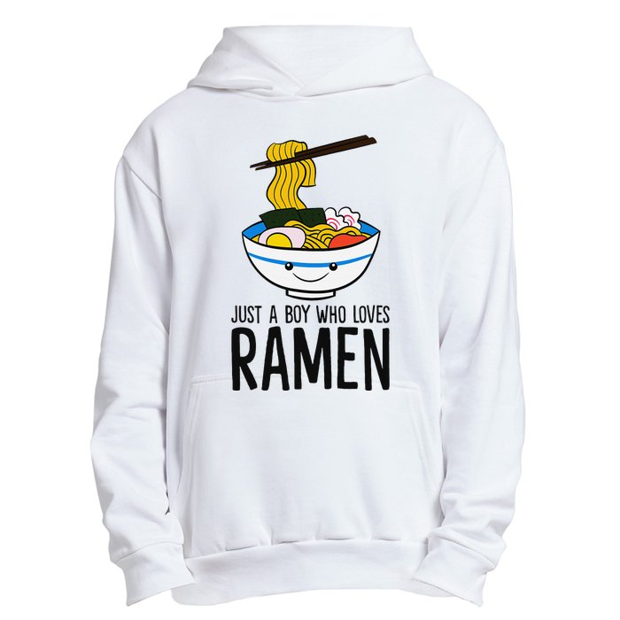 Just A Boy Who Loves Ramen Urban Pullover Hoodie