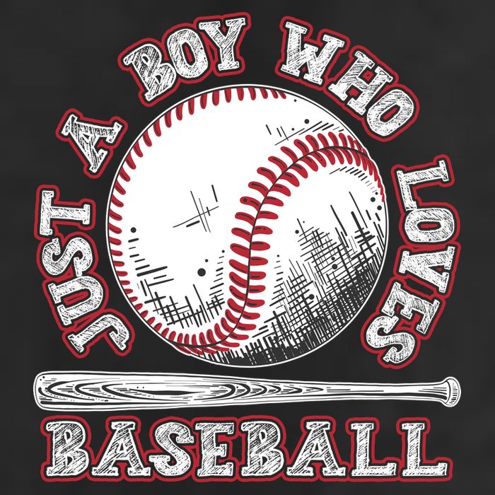 Just A Boy Who Loves Baseball Cool Comfort Performance Bucket Hat