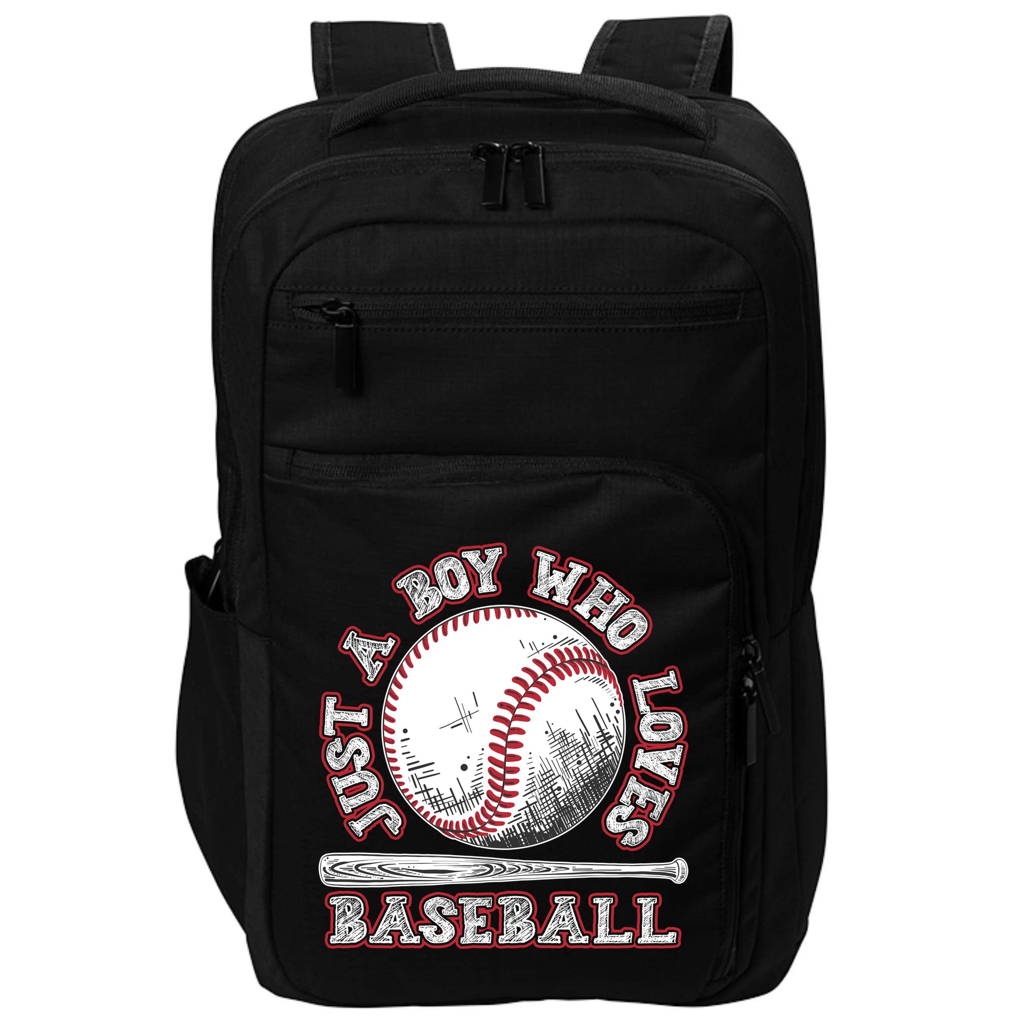 Just A Boy Who Loves Baseball Impact Tech Backpack