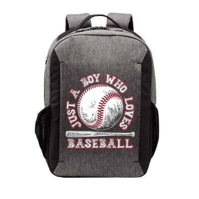 Just A Boy Who Loves Baseball Vector Backpack