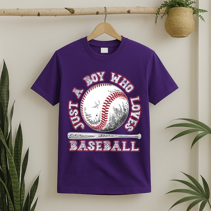 Just A Boy Who Loves Baseball T-Shirt