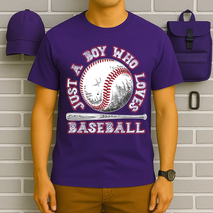Just A Boy Who Loves Baseball T-Shirt