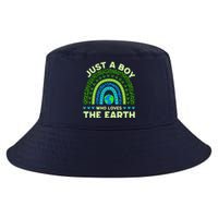 Just A Boy Who Loves The Earth Earth Day 2024 Rainbow Cool Comfort Performance Bucket Hat