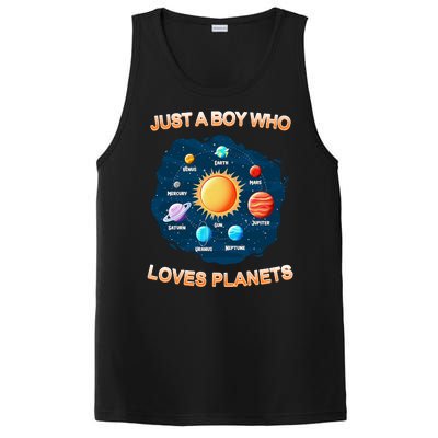 Just A Boy Who Loves Planets PosiCharge Competitor Tank