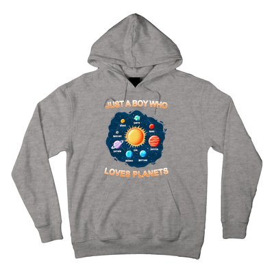 Just A Boy Who Loves Planets Hoodie