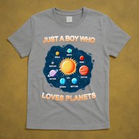 Just A Boy Who Loves Planets T-Shirt