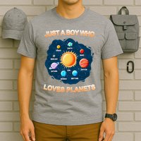 Just A Boy Who Loves Planets T-Shirt