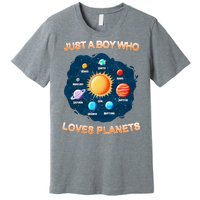 Just A Boy Who Loves Planets Premium T-Shirt