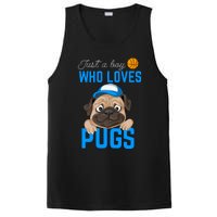 Just A Boy Who Loves Pugs PosiCharge Competitor Tank