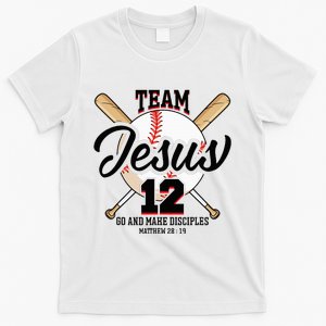 Jesus And Baseball Team Jesus Christian Matthew 2819 Love T-Shirt