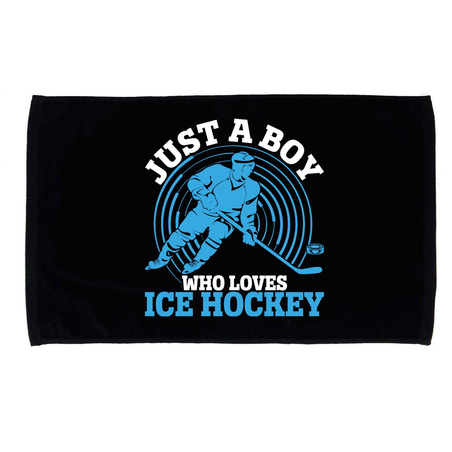 Just A Boy Who Loves Ice Hockey For Hockey Microfiber Hand Towel