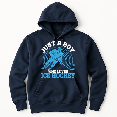 Just A Boy Who Loves Ice Hockey For Hockey Hoodie