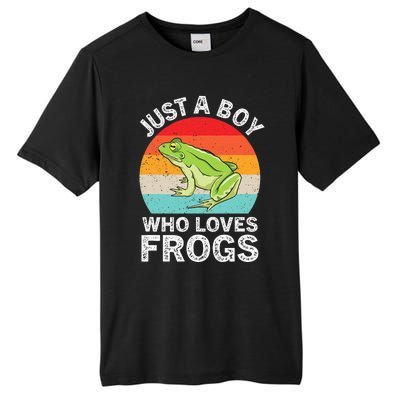 Just A Boy Who Loves Frogs Tall Fusion ChromaSoft Performance T-Shirt