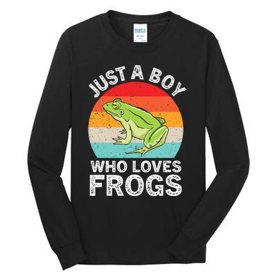 Just A Boy Who Loves Frogs Tall Long Sleeve T-Shirt