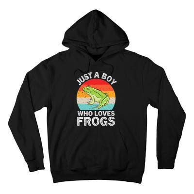 Just A Boy Who Loves Frogs Tall Hoodie