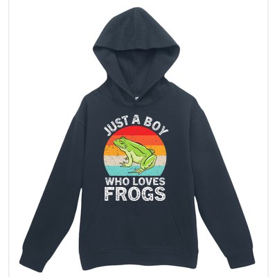 Just A Boy Who Loves Frogs Urban Pullover Hoodie