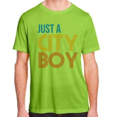 Just A City Boy Funny Adult ChromaSoft Performance T-Shirt