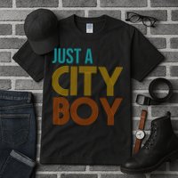Just A City Boy Funny Tall T-Shirt