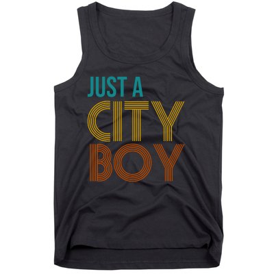 Just A City Boy Funny Tank Top