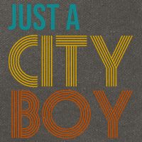 Just A City Boy Funny Cotton Canvas Backpack