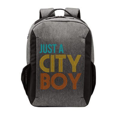 Just A City Boy Funny Vector Backpack