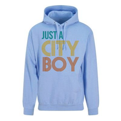 Just A City Boy Funny Unisex Surf Hoodie