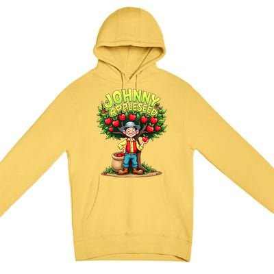 Johnny Appleseed Costume Premium Pullover Hoodie