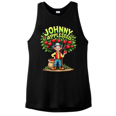 Johnny Appleseed Costume Ladies PosiCharge Tri-Blend Wicking Tank