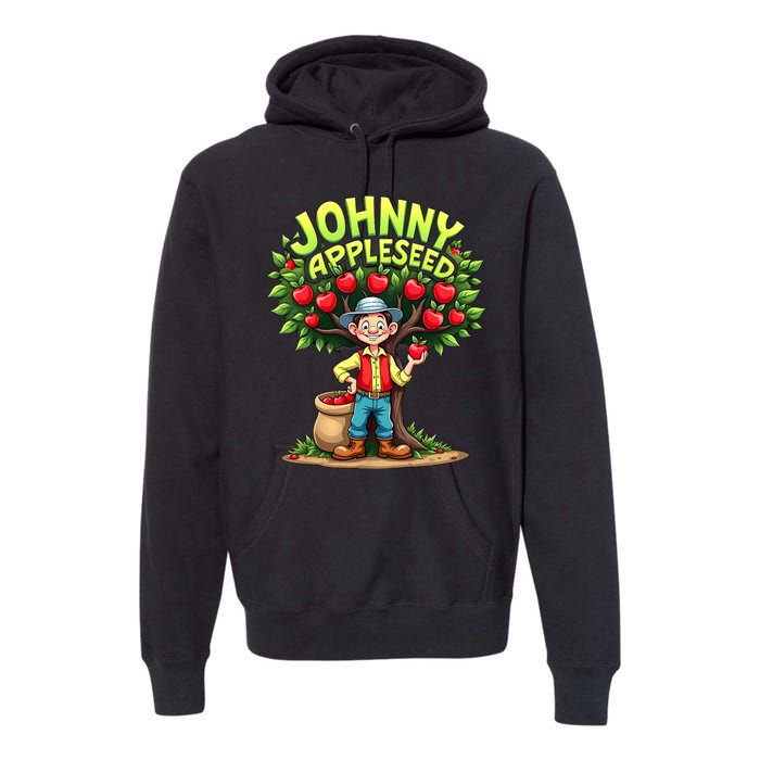 Johnny Appleseed Costume Premium Hoodie