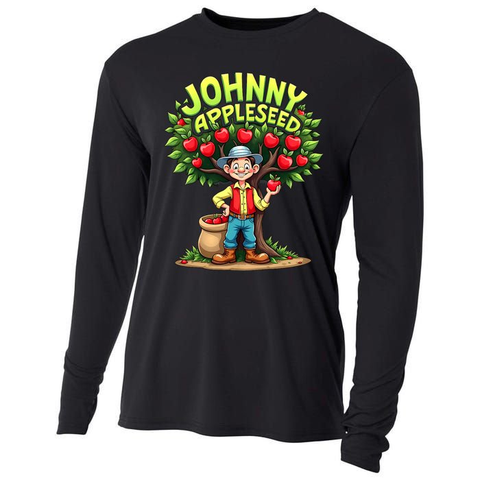 Johnny Appleseed Costume Cooling Performance Long Sleeve Crew