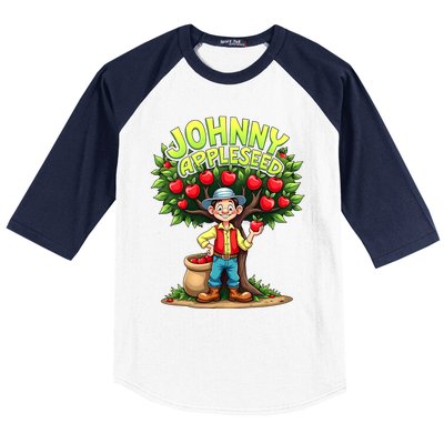 Johnny Appleseed Costume Baseball Sleeve Shirt