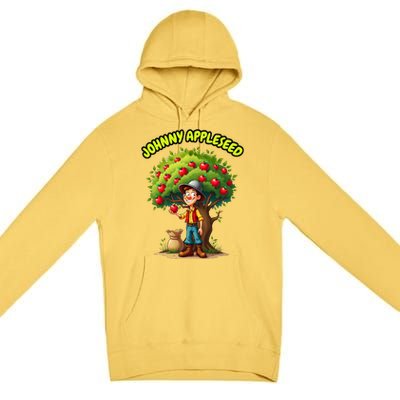 Johnny Appleseed Costume Premium Pullover Hoodie