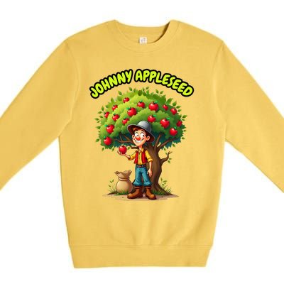 Johnny Appleseed Costume Premium Crewneck Sweatshirt