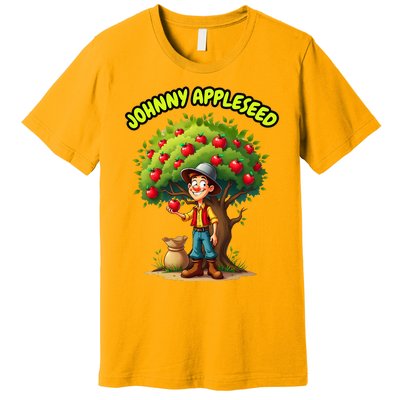 Johnny Appleseed Costume Premium T-Shirt