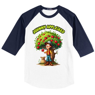 Johnny Appleseed Costume Baseball Sleeve Shirt