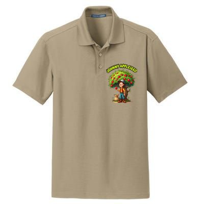 Johnny Appleseed Costume Dry Zone Grid Polo