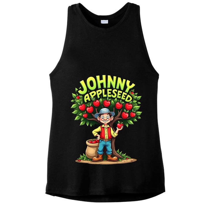 Johnny Appleseed Costume Ladies PosiCharge Tri-Blend Wicking Tank