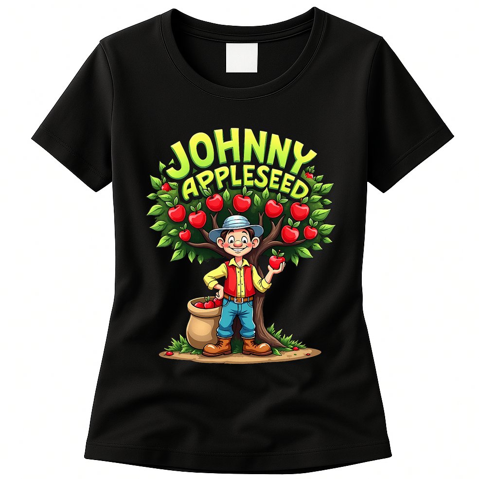 Johnny Appleseed Costume Womens T-Shirt