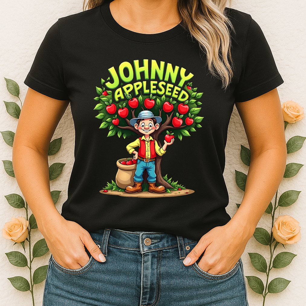 Johnny Appleseed Costume Womens T-Shirt