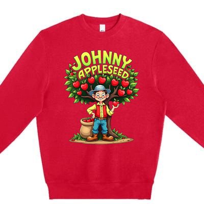 Johnny Appleseed Costume Premium Crewneck Sweatshirt