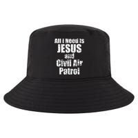 Jesus And Civil Air Patrol Funny For Christian CAP Cadets Cool Comfort Performance Bucket Hat