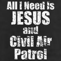 Jesus And Civil Air Patrol Funny For Christian CAP Cadets Adult Drive Performance Visor
