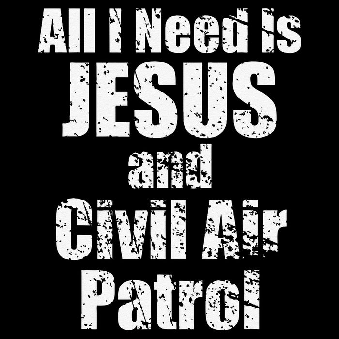 Jesus And Civil Air Patrol Funny For Christian CAP Cadets Bucket Hat