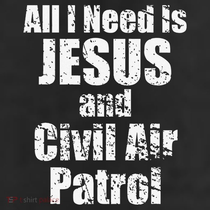 Jesus And Civil Air Patrol Funny For Christian CAP Cadets 25L Jumbo Tote