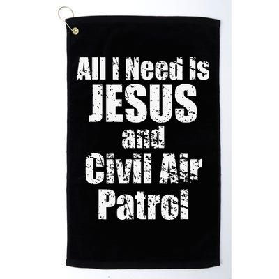 Jesus And Civil Air Patrol Funny For Christian CAP Cadets Golf Towel