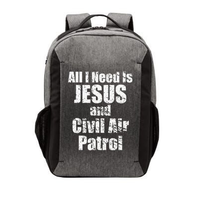 Jesus And Civil Air Patrol Funny For Christian CAP Cadets Vector Backpack