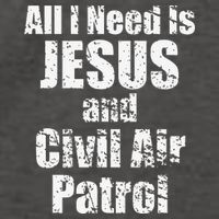 Jesus And Civil Air Patrol Funny For Christian CAP Cadets Vector Backpack